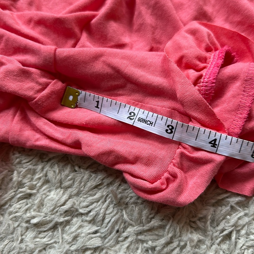 ❣️ coral pink soft boohoo ruffle shorts - Picture 5 of 6